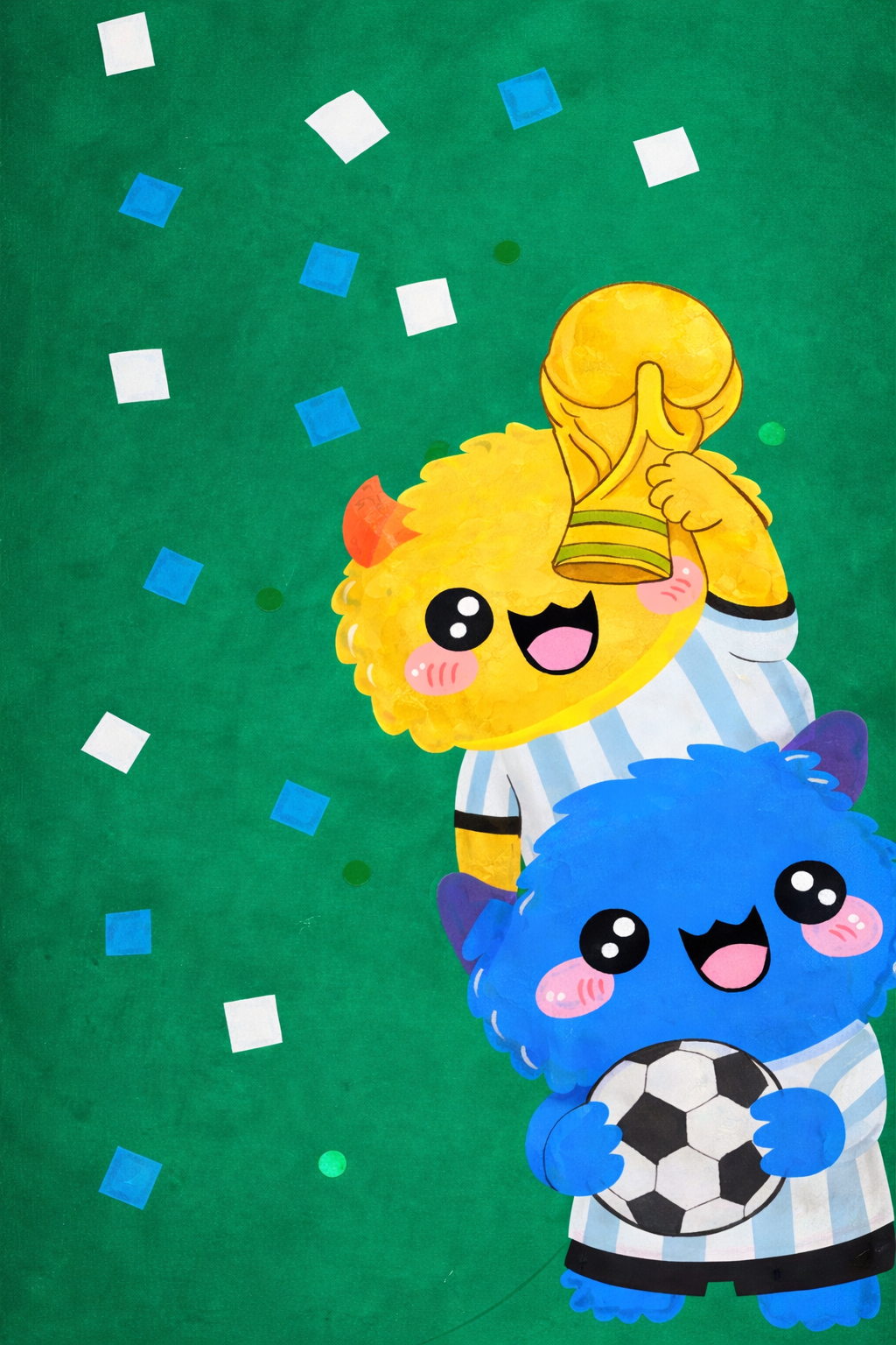 Telón escenográfico escolar – Banner mundial sin texto